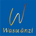 Waswänzi Logo auf blauem Hintergrund