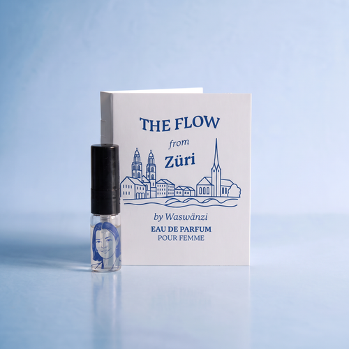 Duftprobe 2 ml The Flow from Züri pour Femme mit Probekarte, Eau de Parfum von Waswänzi